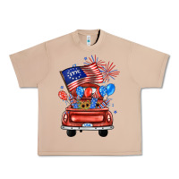 Burro farm truck,america flag Urban Heavy Tee - JahusDesignShop
