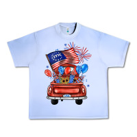 Grape Ice farm truck,america flag Urban Heavy Tee - JahusDesignShop