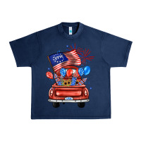 Navy farm truck,america flag Urban Heavy Tee - JahusDesignShop