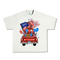 Pistachio farm truck,america flag Urban Heavy Tee - JahusDesignShop