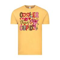 Vintage Mustard Cooler than Cupid Valentine's Day Vintage Tee - HowdyJamesFarm