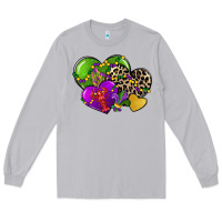 Moon Dust mardi gras hearts Long Sleeve Tee - CowGirlArtShop