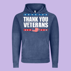 Shirts For Veterans, Thank You Veterans Shirt Veterans Day Vintage Hoodie Designed By Lanvoart