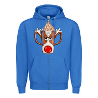 True Royal Coffee  Animal Zipper Hoodie - CowhideDigitalArt