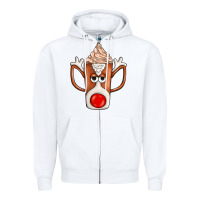 White Coffee  Animal Zipper Hoodie - CowhideDigitalArt