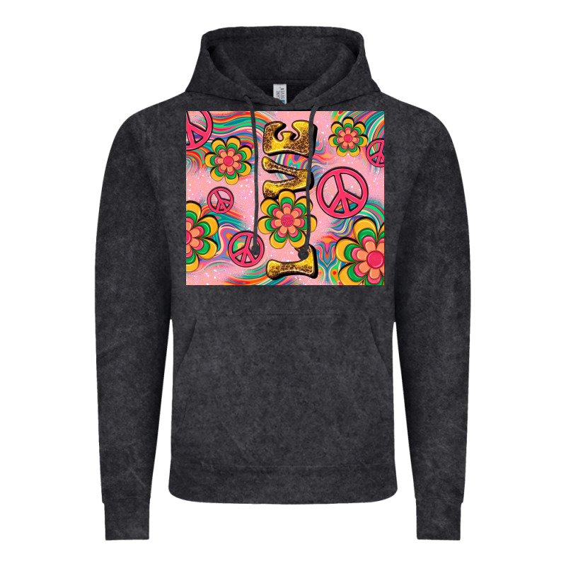 Peace Love Hippie Daisy Vintage Hoodie by TumblerDesignByShophia | Teevron