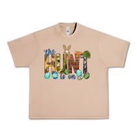 Burro The hunt is on with eggs Easter Day Urban Heavy Tee - HowdyJamesFarm
