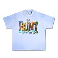 Grape Ice The hunt is on with eggs Easter Day Urban Heavy Tee - HowdyJamesFarm