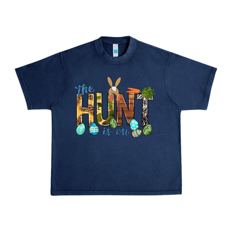 The Hunt Is On With Eggs Easter Day Urban Heavy Tee by HowdyJamesFarm | Teevron