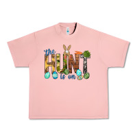Salmon The hunt is on with eggs Easter Day Urban Heavy Tee - HowdyJamesFarm