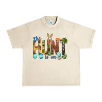 Sandshell The hunt is on with eggs Easter Day Urban Heavy Tee - HowdyJamesFarm