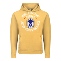 Vintage Mustard Limited Edition Master Sergeant Retired Air Force Military Retiremen Vintage Hoodie - lanVoArt