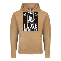 Of Quartz I Love Geology Vintage Hoodie | Teevron