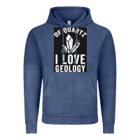 Vintage Denim of quartz i love geology Vintage Hoodie - lanVoArt