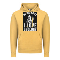 Vintage Mustard of quartz i love geology Vintage Hoodie - lanVoArt