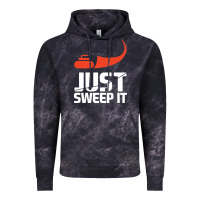 Cloud Black just sweep it! funny curling sports gift hoodie Vintage Hoodie - lanVoArt