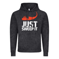 Just Sweep It! Funny Curling Sports Gift Hoodie Vintage Hoodie | Teevron