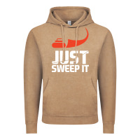 Vintage Coffee just sweep it! funny curling sports gift hoodie Vintage Hoodie - lanVoArt