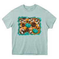 Arona fall pumpkin distressed background Heavy Core Tee - BundleAndBundleShop