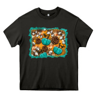 Asphalt fall pumpkin distressed background Heavy Core Tee - BundleAndBundleShop