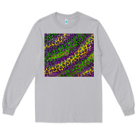 Moon Dust mardi gras leopard background Long Sleeve Tee - RanaPortraitStore