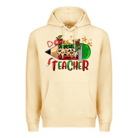 Pina Colada Christmas Teacher Pencil Premium Hoodie - FaDigitalArtStudio
