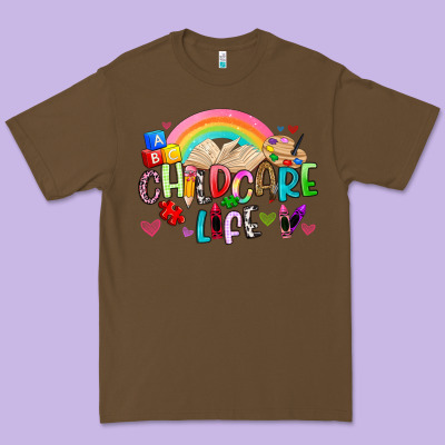 Childcare Life Premium Tee Designed By Artiststas