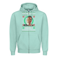 Seafoam Hot Trend Die Hard Christmas Yippie Ki Yay Zipper Hoodie - lanVoArt