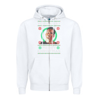 White Hot Trend Die Hard Christmas Yippie Ki Yay Zipper Hoodie - lanVoArt