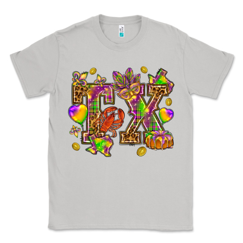 Texas Mardi Gras Classic Tee by NancyCooperArtShop | Teevron