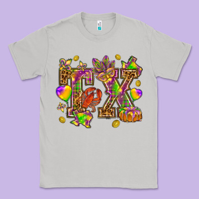 Texas Mardi Gras Classic Tee Designed By Nancycooperartshop