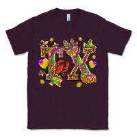 Plum Texas Mardi Gras Classic Tee - NancyCooperArtShop