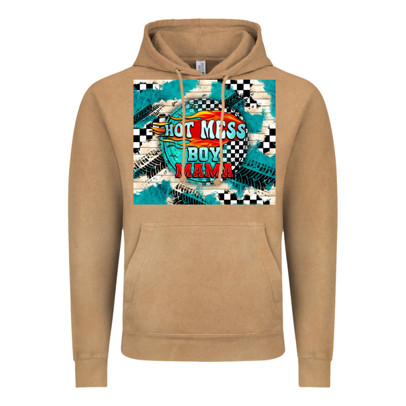 Hot Mess Boy Mama With Fire Vintage Hoodie by TumblerDesignByShophia | Teevron