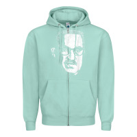 Seafoam Thurgood Black Leader Cool African Black History Month Gift Zipper Hoodie - lanVoArt
