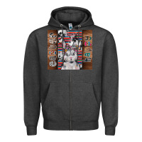Charcoal Heather happy easter Zipper Hoodie - CowhideDigitalArt