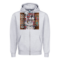 Heather Grey happy easter Zipper Hoodie - CowhideDigitalArt