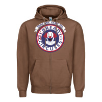 Chestnut bread and circuses   girl Zipper Hoodie - lanVoArt