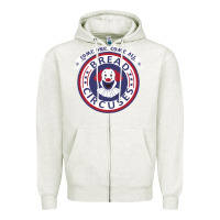 Oatmeal Heather bread and circuses   girl Zipper Hoodie - lanVoArt