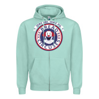 Seafoam bread and circuses   girl Zipper Hoodie - lanVoArt