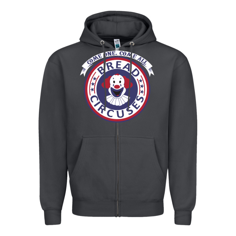 Bread And Circuses   Girl Zipper Hoodie by lanVoArt | Teevron