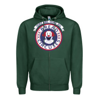 Sports Green bread and circuses   girl Zipper Hoodie - lanVoArt