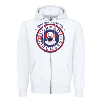 White bread and circuses   girl Zipper Hoodie - lanVoArt