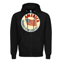Black america change it or lose it   stars Zipper Hoodie - lanVoArt