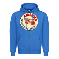 True Royal america change it or lose it   stars Zipper Hoodie - lanVoArt