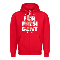 Red christy mack for president   gift Zipper Hoodie - lanVoArt