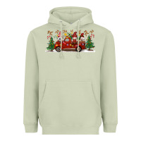 Matcha Christmas Gnome Truck Heavyweight Hoodie - Artiststas