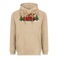 Mushroom Christmas Gnome Truck Heavyweight Hoodie - Artiststas