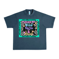 Midnight Navy fueled by ıced coffee and anxiety Urban Heavy Tee - TumblerDesignByShophia
