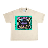 Sandshell fueled by ıced coffee and anxiety Urban Heavy Tee - TumblerDesignByShophia