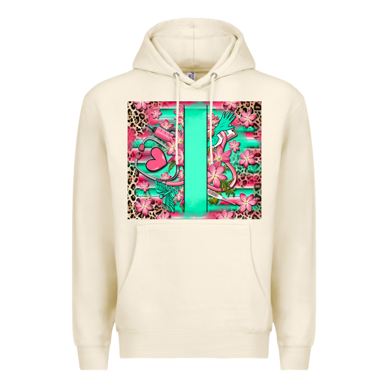 Custom Name Nurse Premium Hoodie by RanaPortraitStore | Teevron